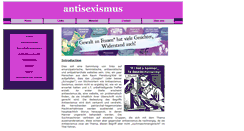 Desktop Screenshot of antisexismus.org