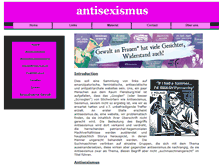 Tablet Screenshot of antisexismus.org